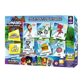 JOGO EDUC JOGO ALFABETO P J MASK