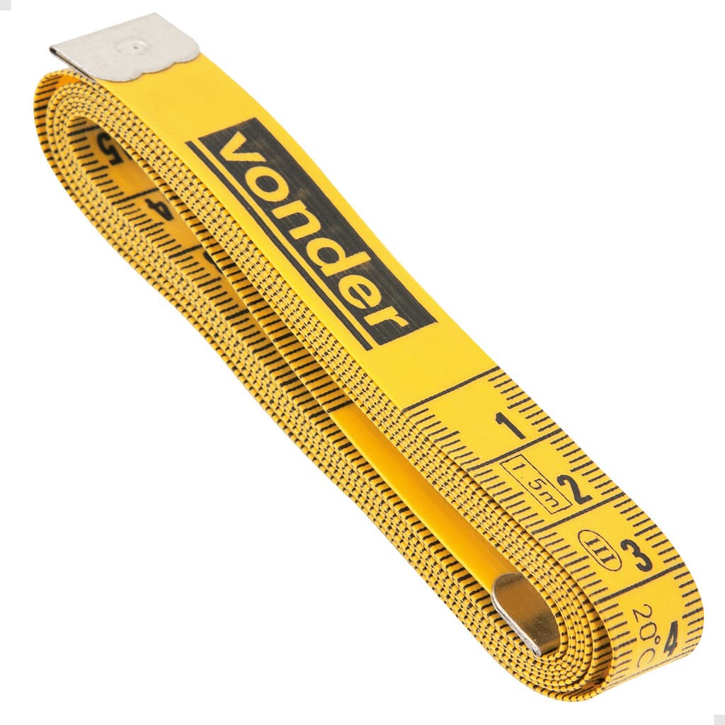 Fita Métrica Flexível 150cm Vonder Corporal Costura Cintura