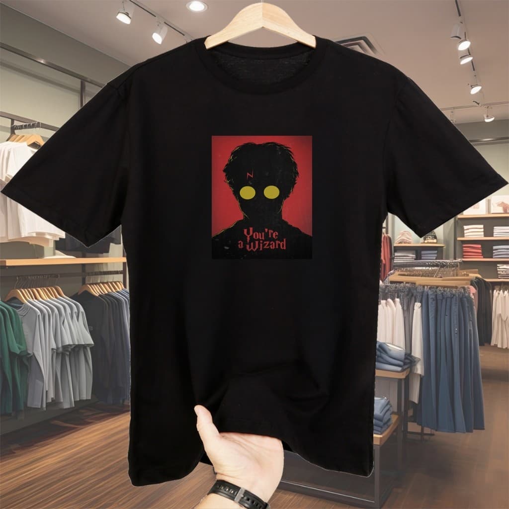 Camisa Masculina Harry Potter Camisa Oversized Masculino Filme Harry Potter Camiseta Masculina Streetwear Algodão
