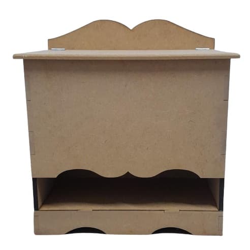 Porta Fraldas Bebe - Liso - 28A X 16,5L X 27,5C