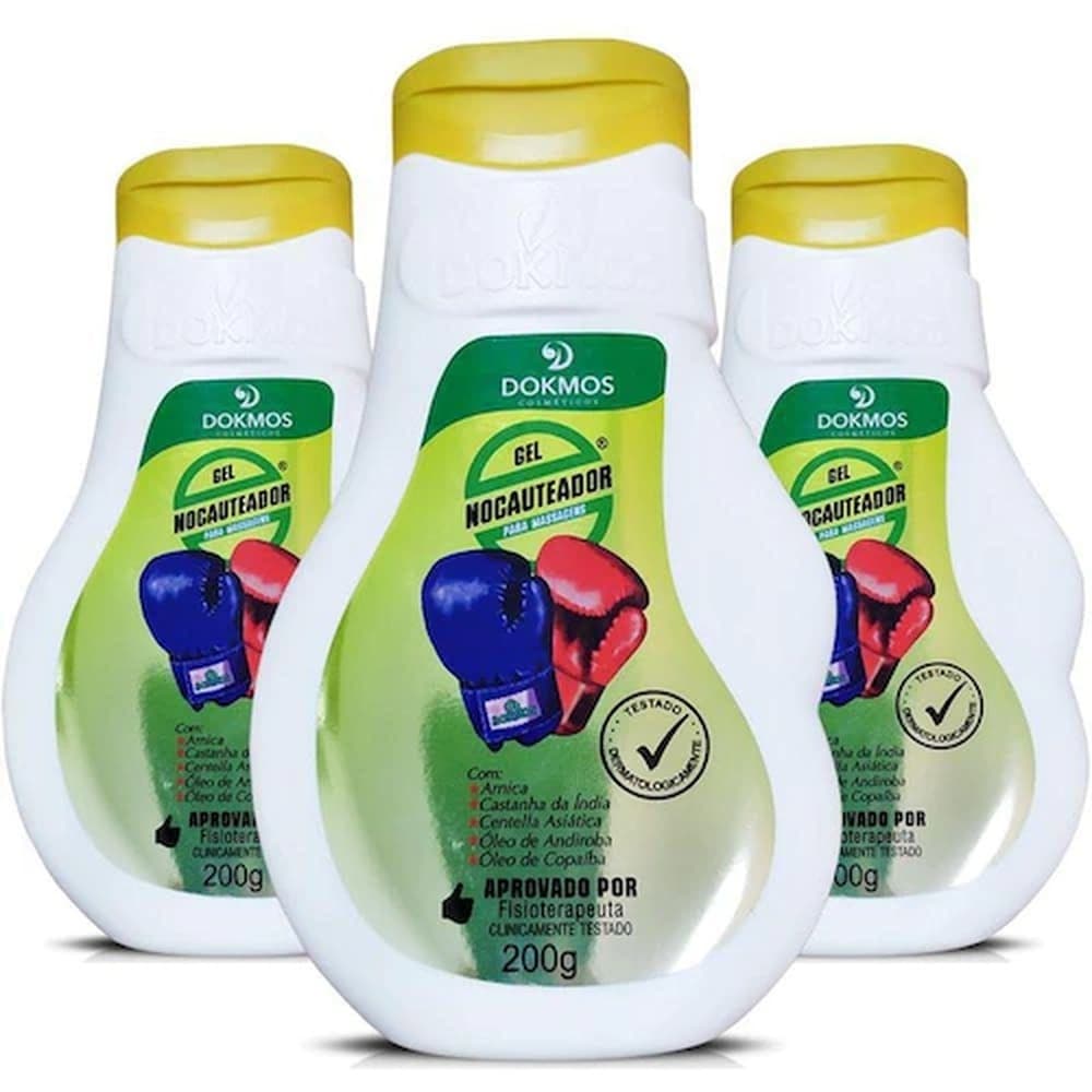 Kit 3x Gel Nocauteador 200G - Dokmos