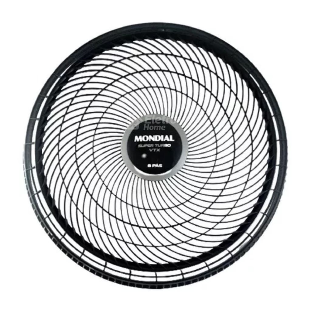 GRADE FRONTAL VENTILADOR MONDIAL 50CM PRETA