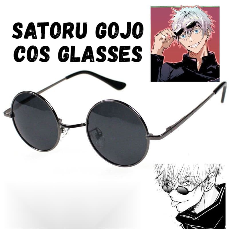 Óculos de Cosplay Gojo Satoru Jujutsu Kaisen, Acessórios para Cosplay de Satoru Gojo