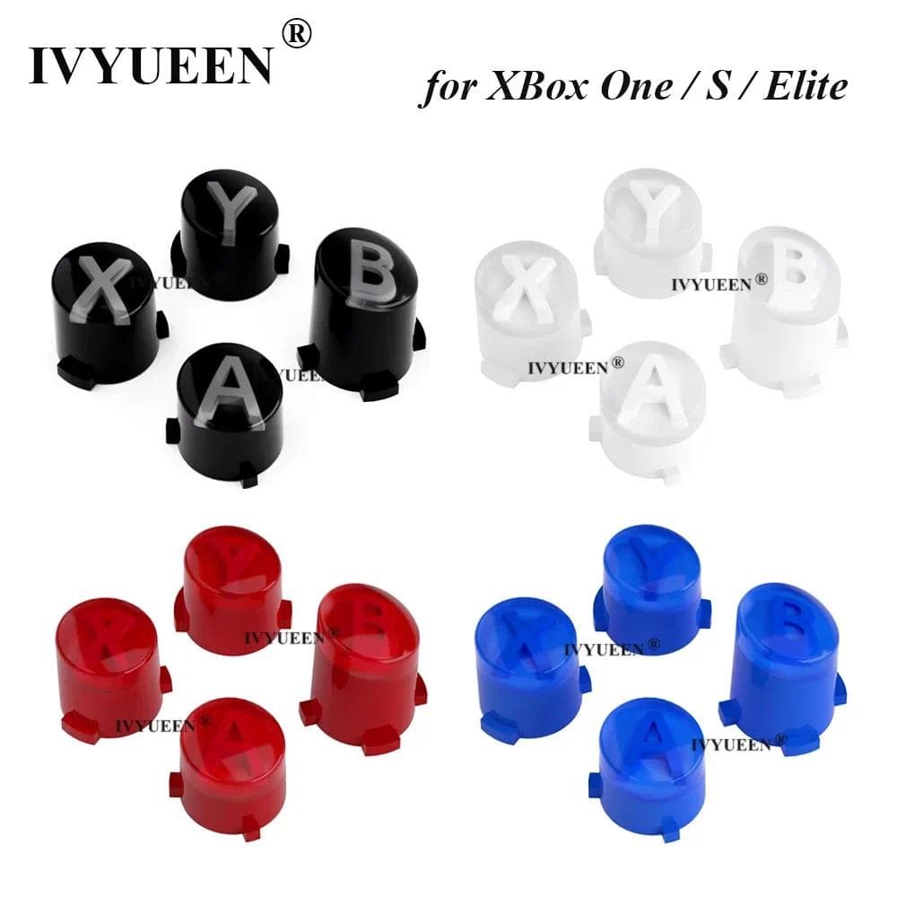 IVYUEEN Botões De Ação ABXY De Substituição Para XBox One S/Elite Série 1 2 Controlador Reparação Símbolos Clássicos Cha