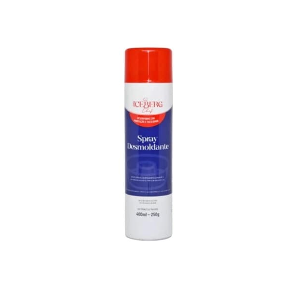 Spray Desmoldante Iceberg Chef 400ml - Antiaderente para Confeitaria e Culinária