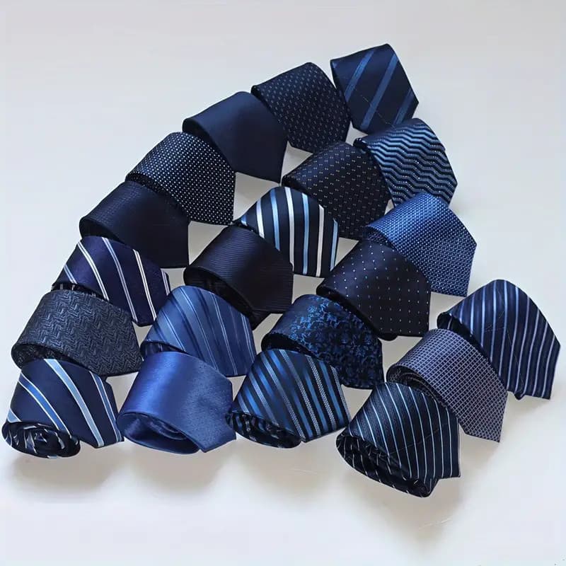 Kit Com 3 Gravatas Masculina Semislim Com Nó Ziper Luxo