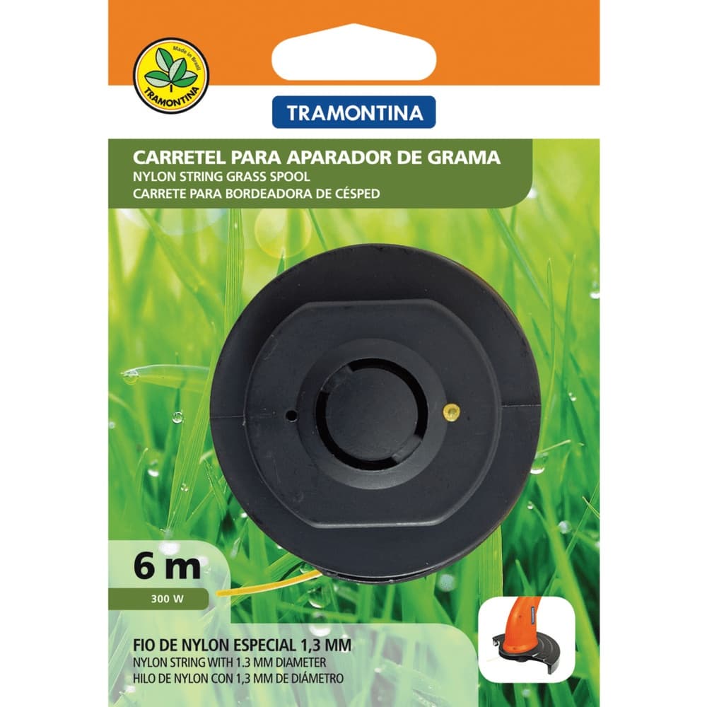 Carretel 1 Fio 6 Metros 1,3 mm Aparador de Grama Tramontina