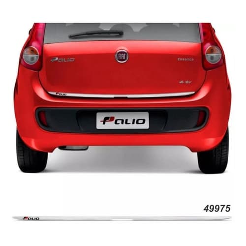 Friso Porta Malas Novo Palio 2012 A 2018 Cromado Com Grafia