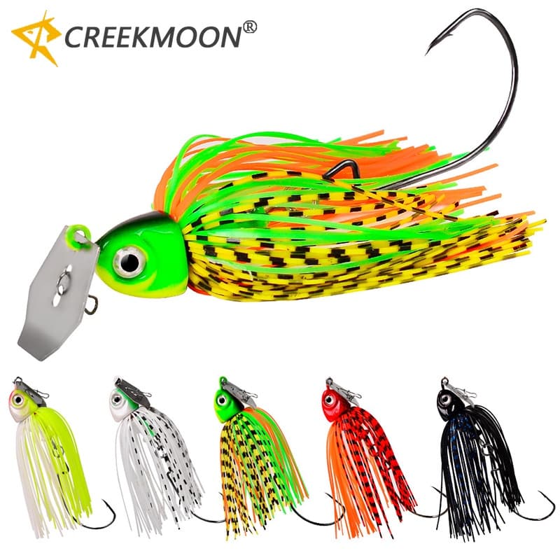 Novo 12g/15g/20g/25g Chatter Spinner Isca Sem Ervas Daninhas Buzzbait Wobbler Chatterbait Para Peixe Bass Pike Walleye