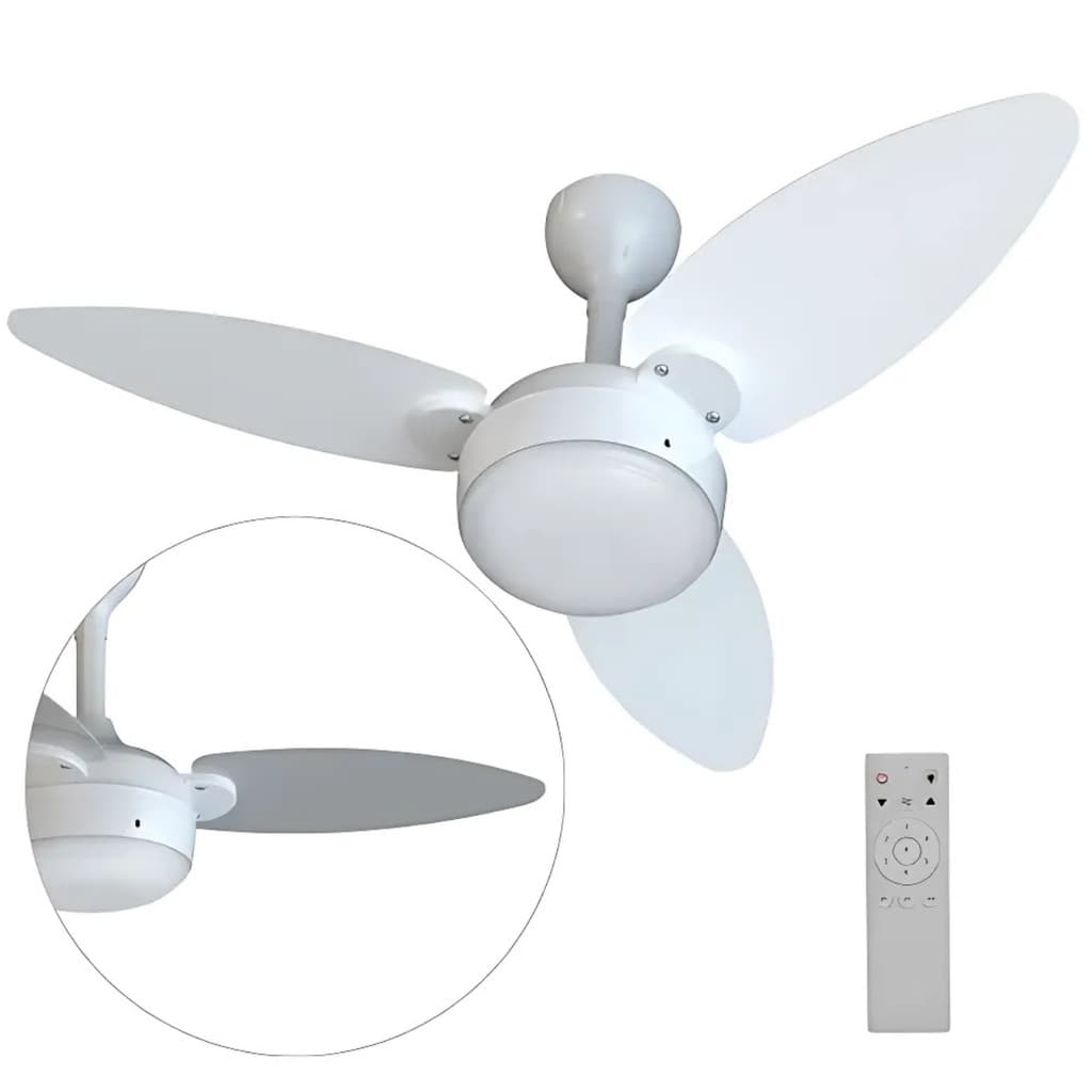 VENTILADOR VENTISOL TETO ELLUZ INVERTER BIVOLT BRANCO - 11184