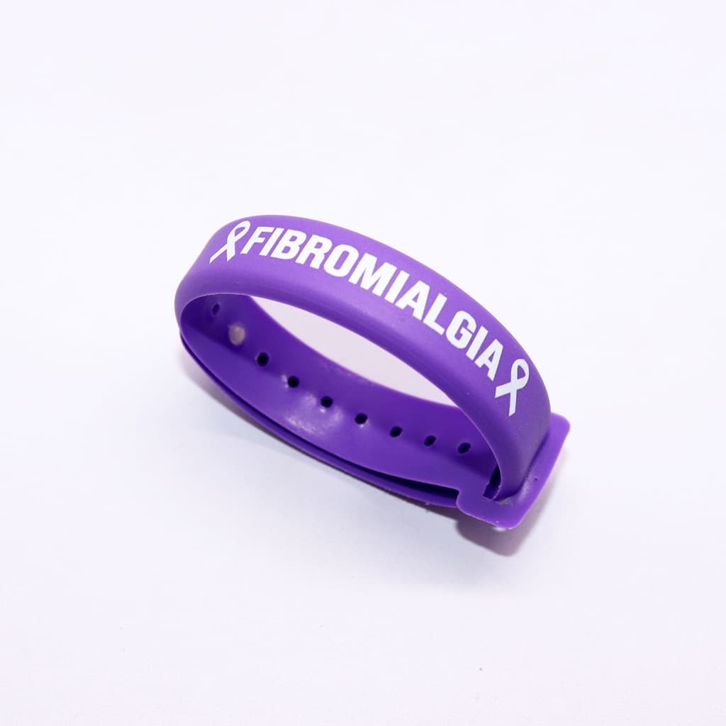 PULSEIRA BRACELETE DE IDENTIFICAÇÃO FIBROMIALGIA AJUSTAVEL REGULAVEL - NÃO PERSONALIZAVEL