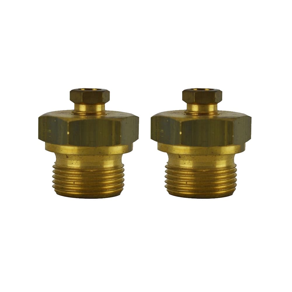 Kit 2 Conexão Deslizante T-08406.001 ½” G Utilizada Termômetro Bimetal 8Mm Latão Instrutherm