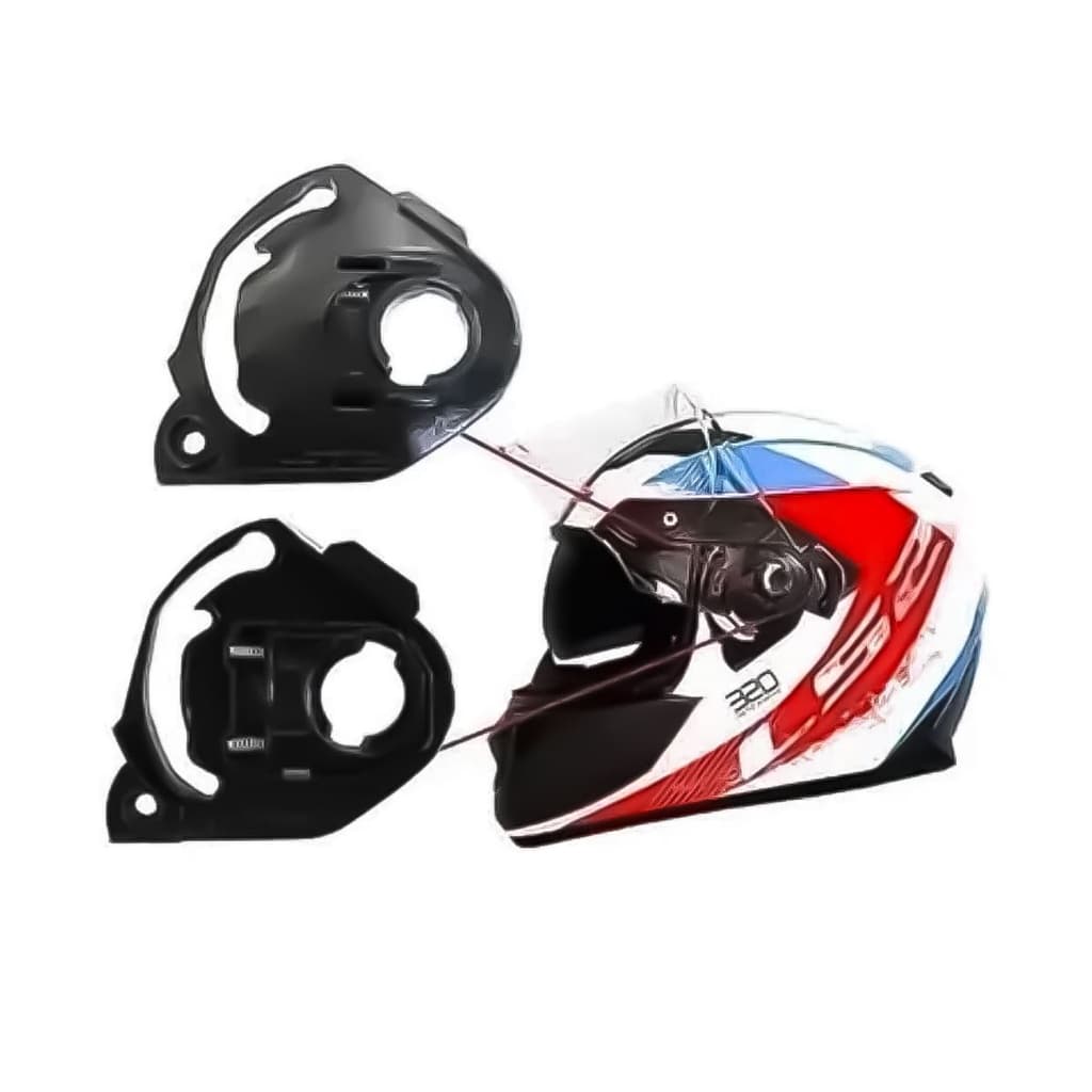Reparo Kit Suporte Viseira Capacete Ls2 Ff320/353 - Par