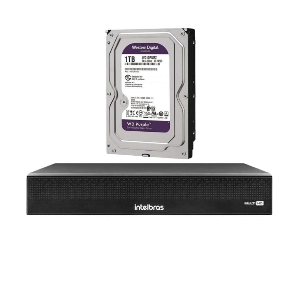 Dvr 8Ch Mhdx 1108-C Multi Hd Intelbras C/HD 1TB purple