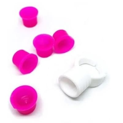 Anel Plástico Para Aplicação de Henna + 5 Batoques