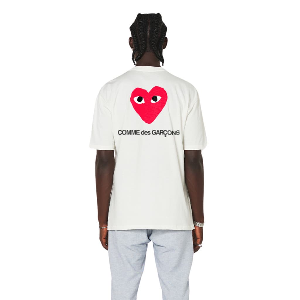 Camiseta Streetwear 100% Algodão Unissex Manga Curta Camisa Estampada Comme Em DTF