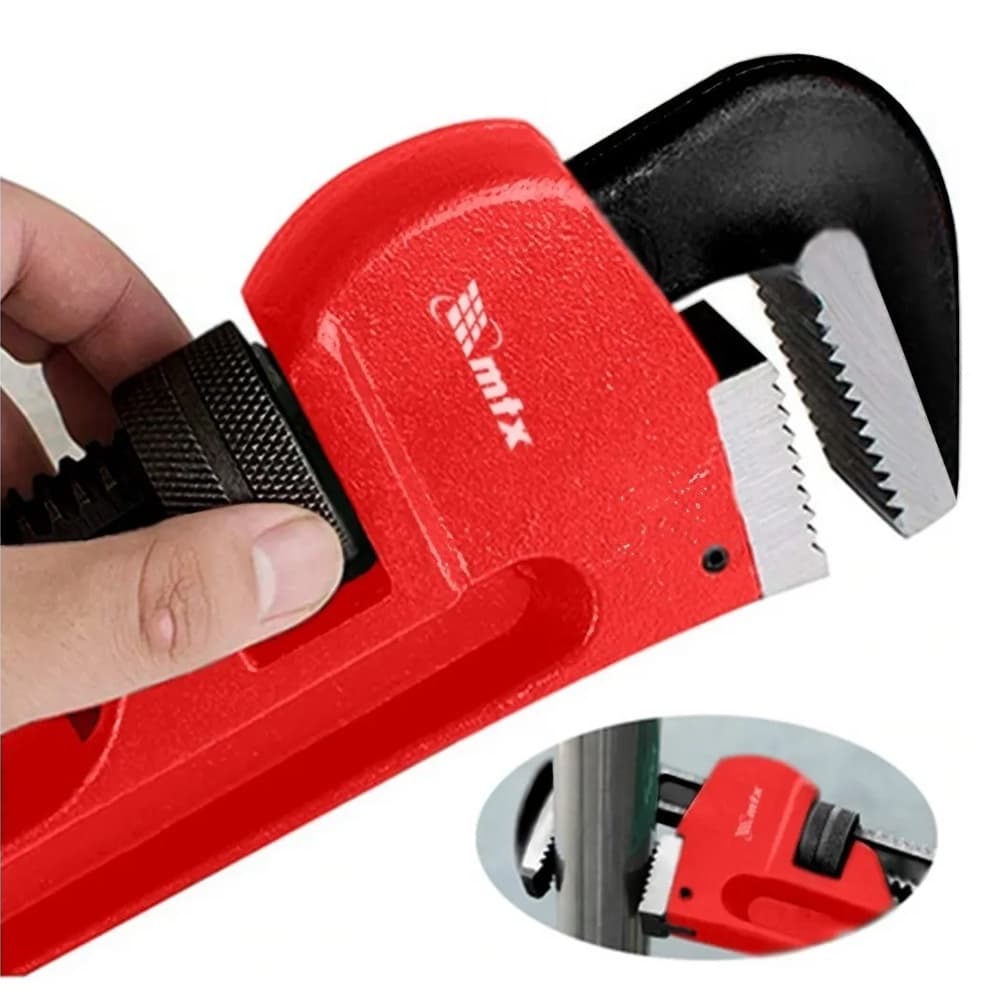 Chave Grifo Americana 10 Pol. Uso Industrial c/ Mordentes em Aco, 250 Mm MTX 1570255