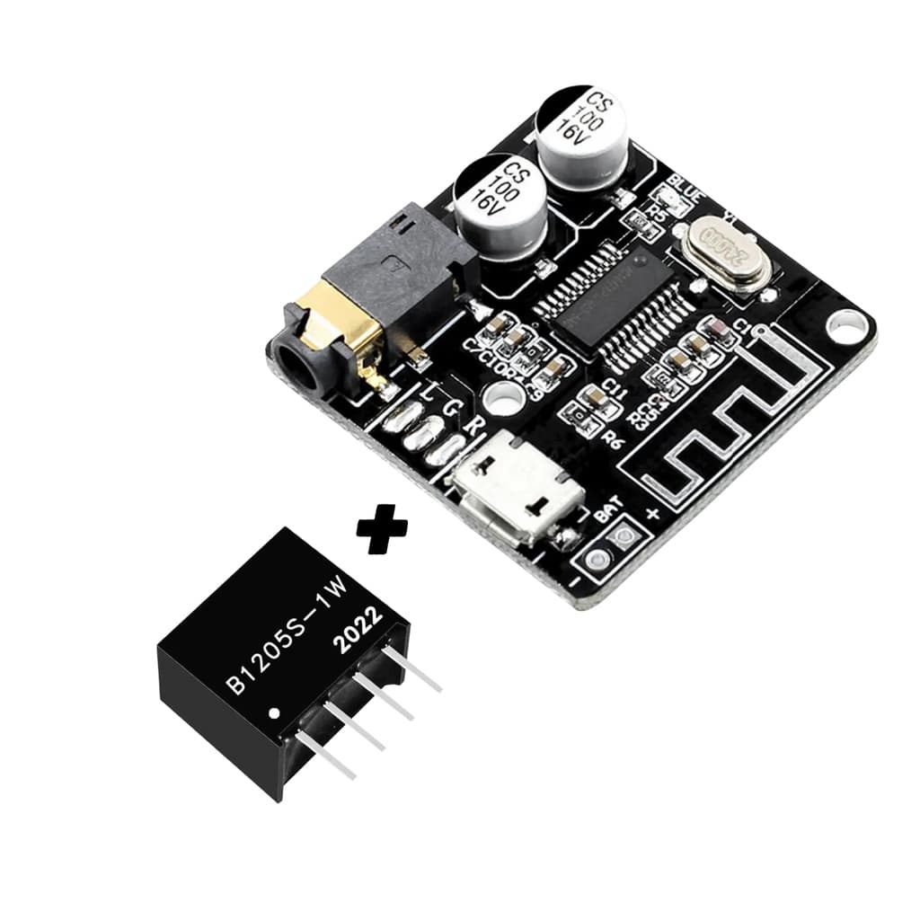 Placa Bluetooth 5.0 + B1205S-1W Kit Anti Ruido Sistema Som