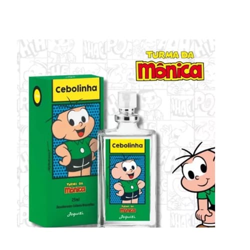 Turma da Mônica Perfume Desodorante Colônia Jequiti do Cebolinha 25ml
