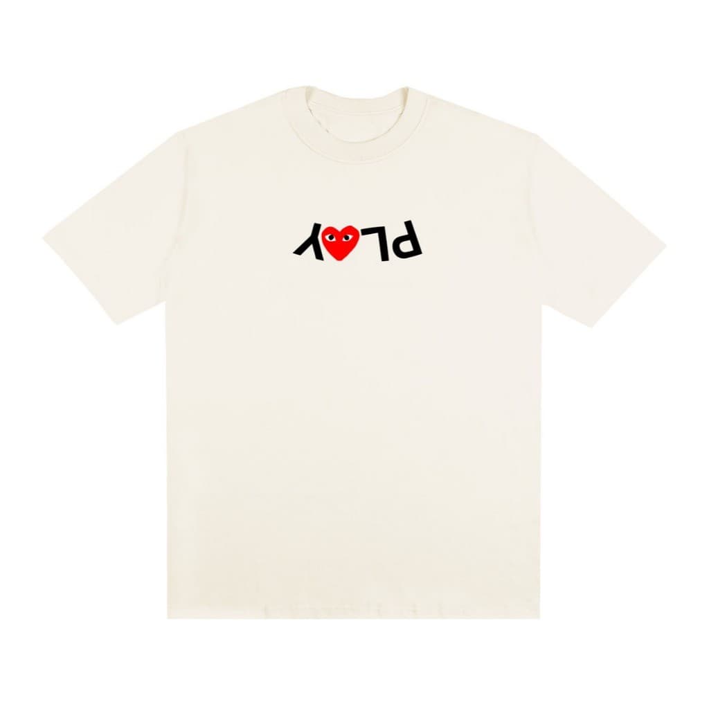 Camiseta Unissex Premium 100% Algodão Estampada Comme Des Play Envio Imediato