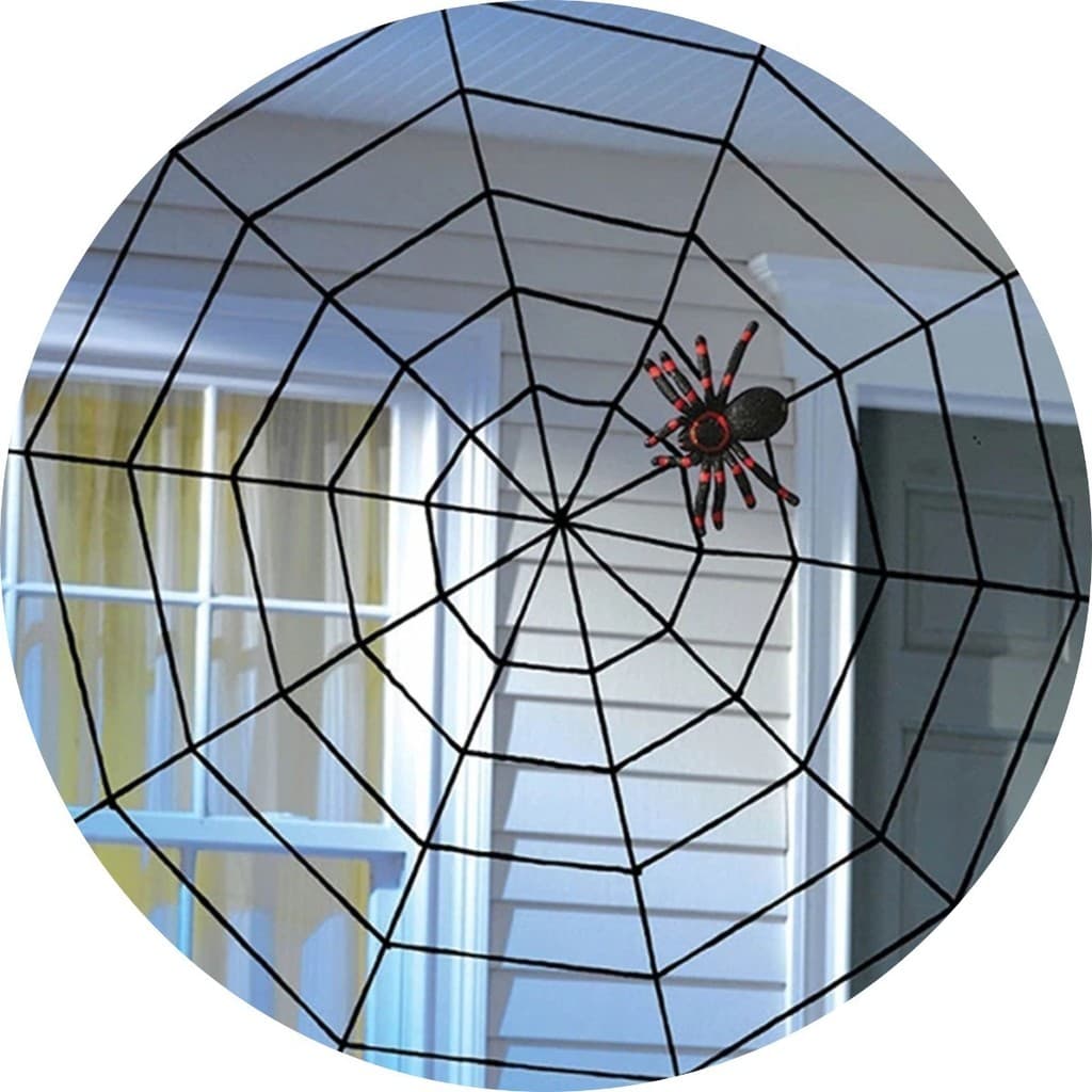 Rede Teia De Aranha Decoração Halloween Nylon