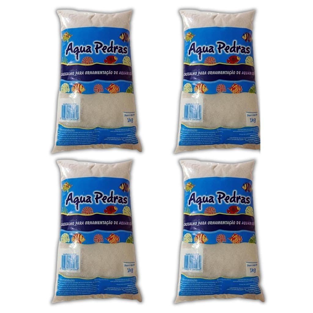 Kit 4Kg Areia de Quartzo  Banho a Seco para Roedores nº 00