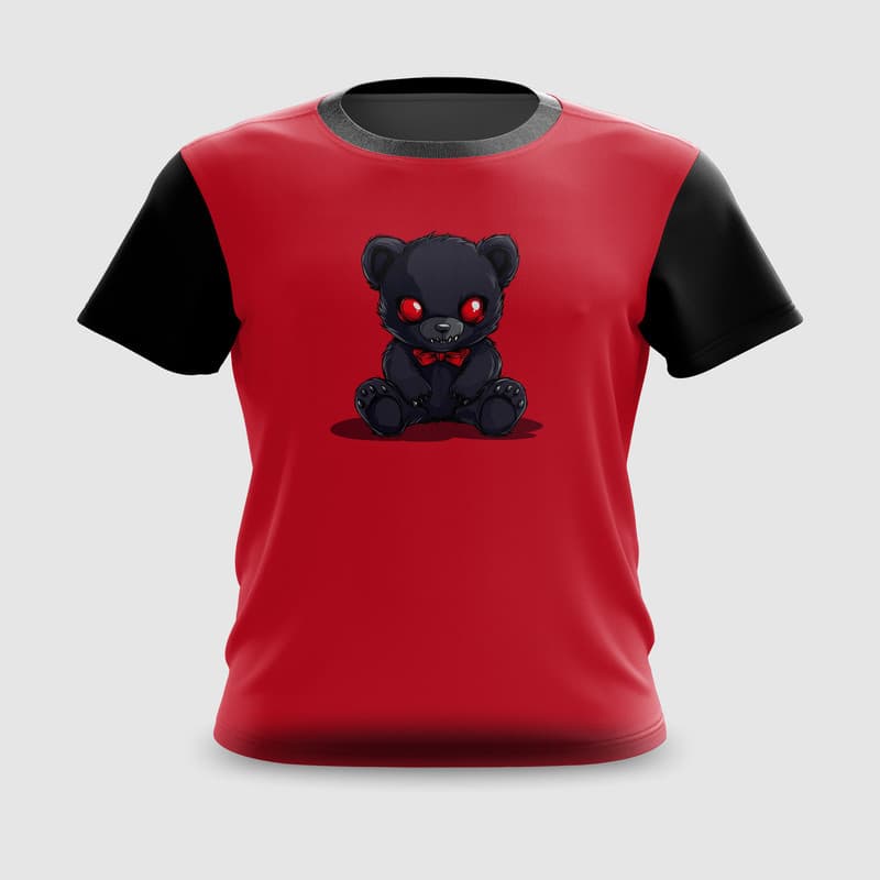 Camiseta Camisa Urso De Pelúcia Vampiro #