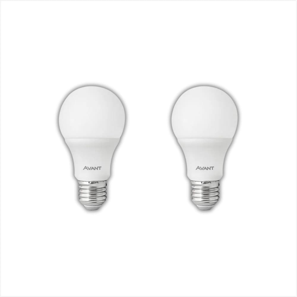 Kit 2 Lâmpada Bulbo 15w 6500k Branco Frio Avant