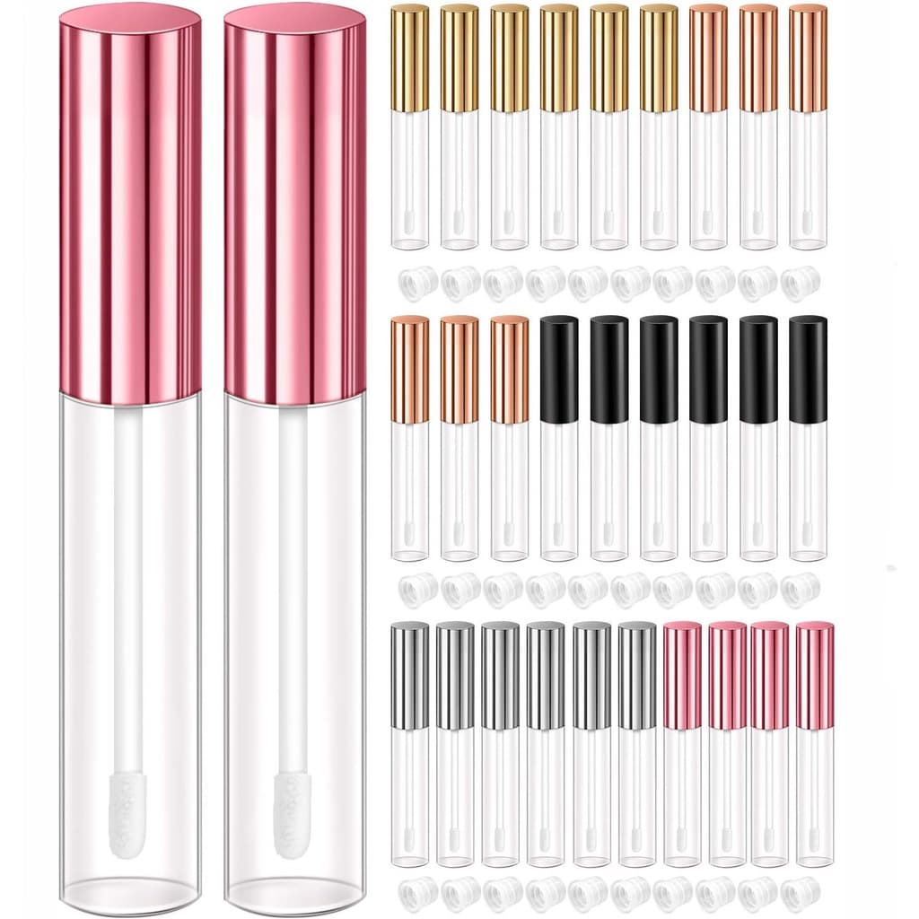 Novos Recipientes De Batom Gloss Labial Transparente A Granel 10ml Tubos De Óleo Vazios Frascos De Bálsamo Refiláveis