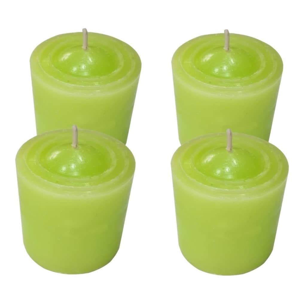 Kit 4 Vela Capim-limao Decorativa Aromatica Vegana Artesanal