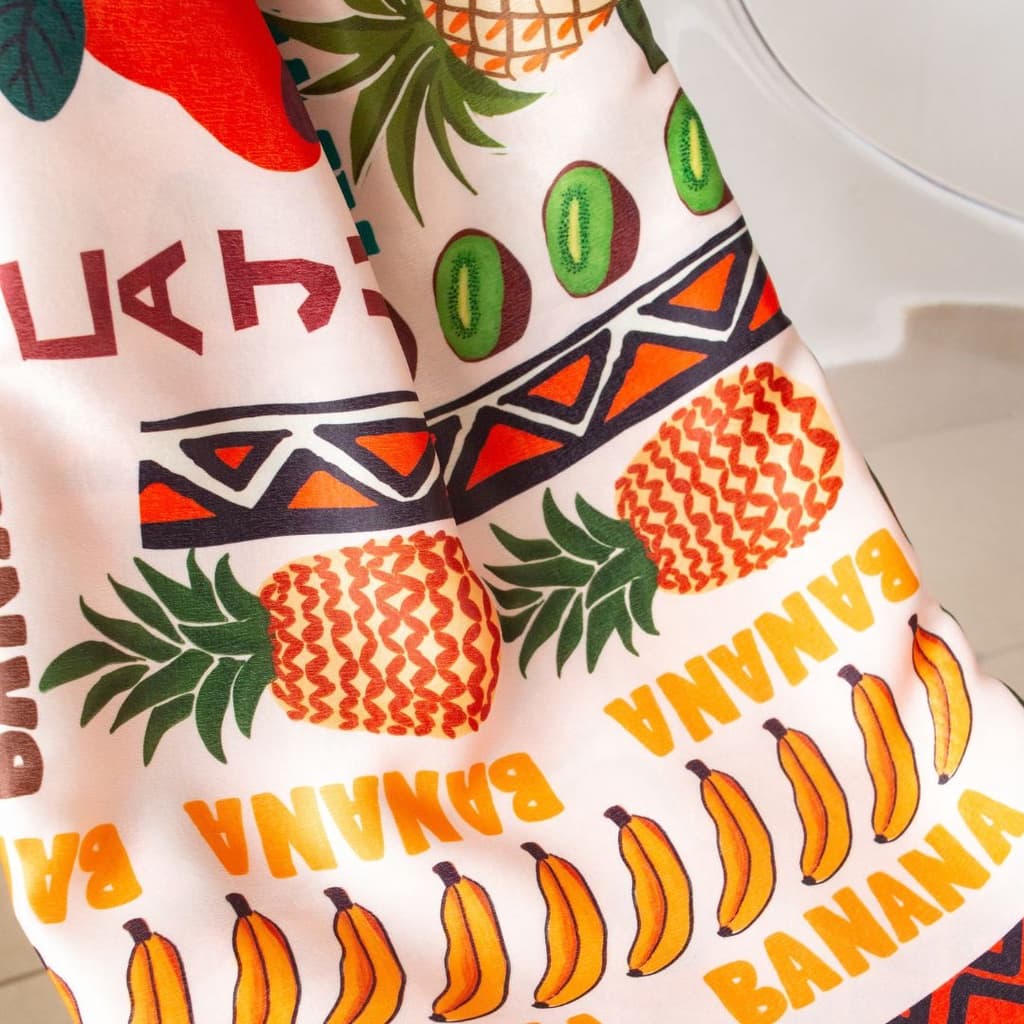 Mix de Frutas -  100% Poliéster - Tecido Estampado Digital