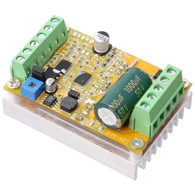 (Não/Sem Sensores Hall) Placa De driver DC PWM PLC Escova , Controladora De motor Trifásico 6.5-50V 380W