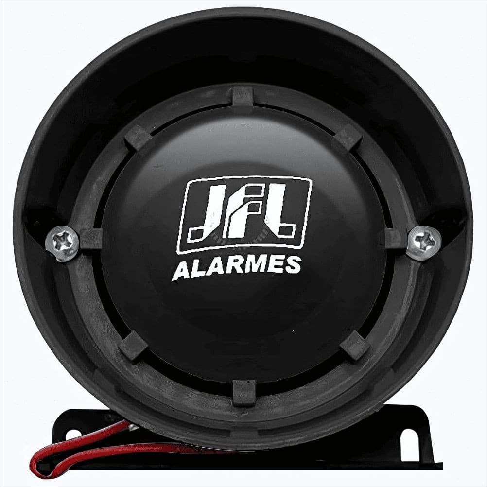 SIRENE PARA ALARME PIEZO SIR-120 PRETA JFL