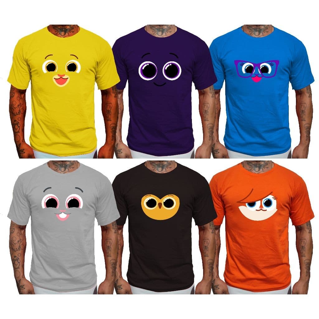 Camiseta Bolofofos Animada novidade