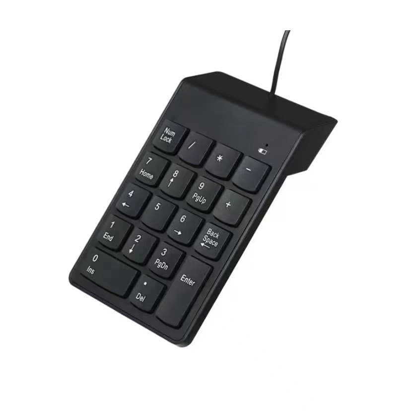 Mini Teclado Numérico Portátil Usb 18 Teclas Pc E Notebook