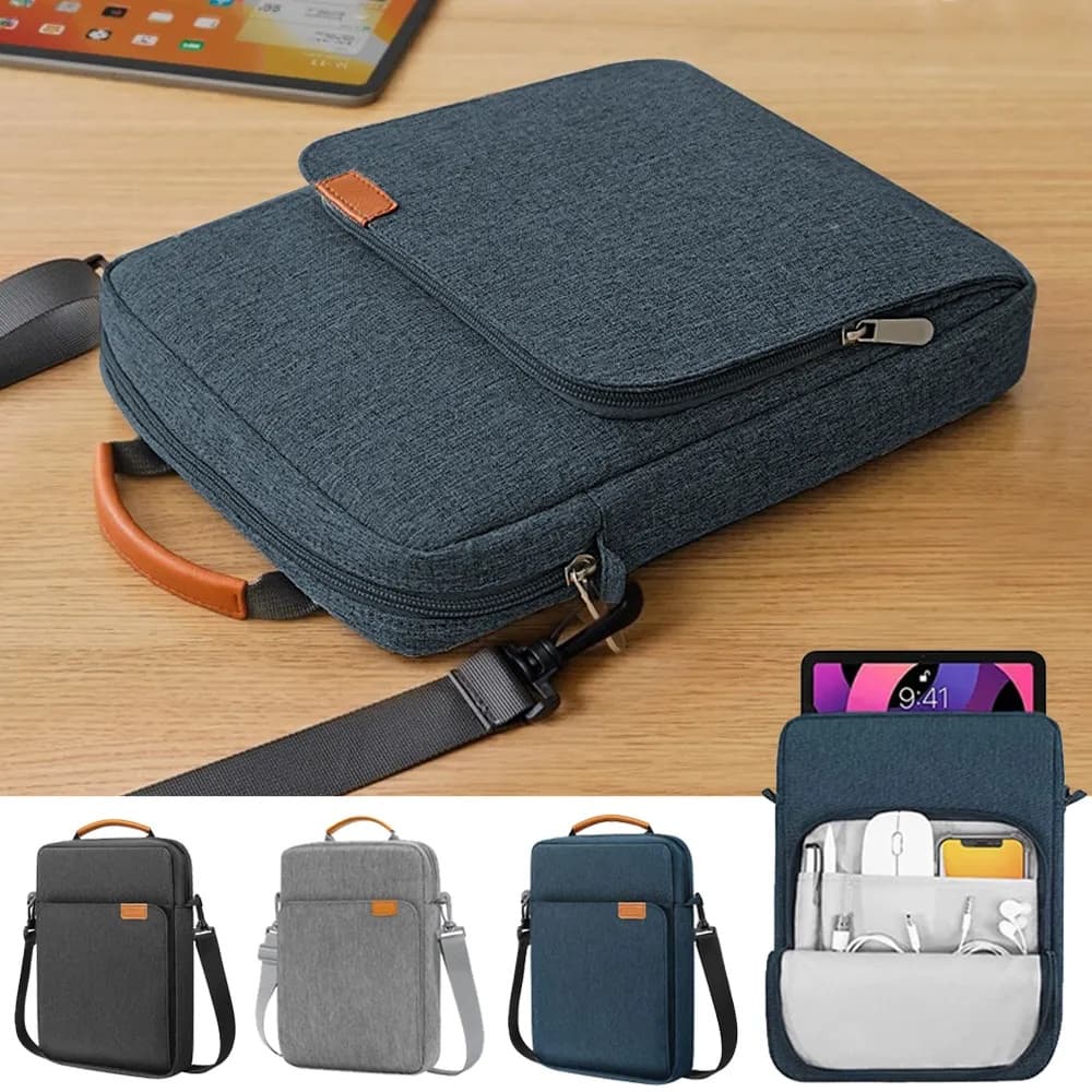 Pasta De Viagem Bolsa Para 2024 iPad Pro 11 Polegadas 5a Geração 13 7a Air 5 4 3 2 10a 10,9 " 6a M2 10,2 9a 8a 10,5 9,7 6a 5a Ombro