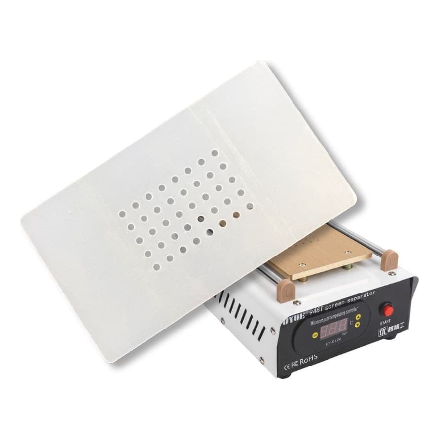 Manta Silicone Máquina Separaradora 7 Lcd Isolamento Térmico Tela
