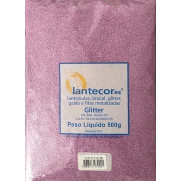 Pacote Glitter / Brocal Rosa Pink 500g