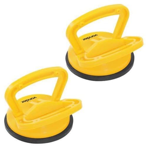 Kit 2 Ventosa Simples 40kg Manuseio de Vidros Pisos Porcelanatos Pesados