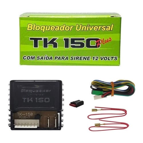 Alarme Bloqueador Automotivo Veicular Tk150 C/led Indicador Dominus Parts