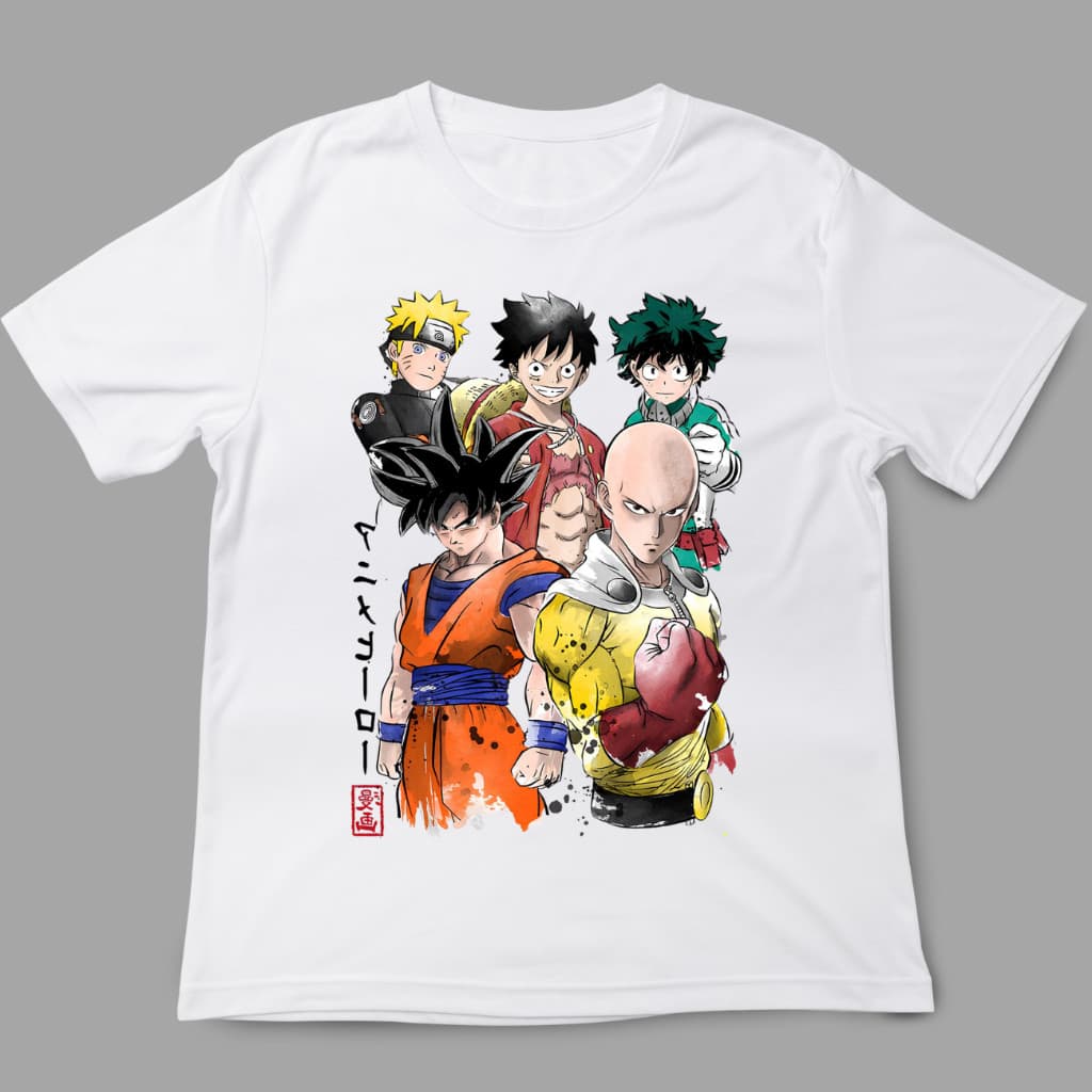 Camiseta Anime Geek -  Anime Multiverso