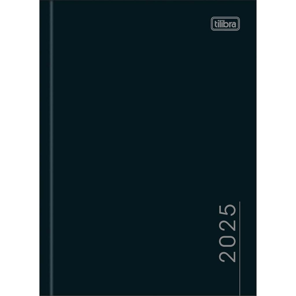 Agenda 2025 Pepper Preta Ou Rosa Costurada Diária 12,3x16,6m