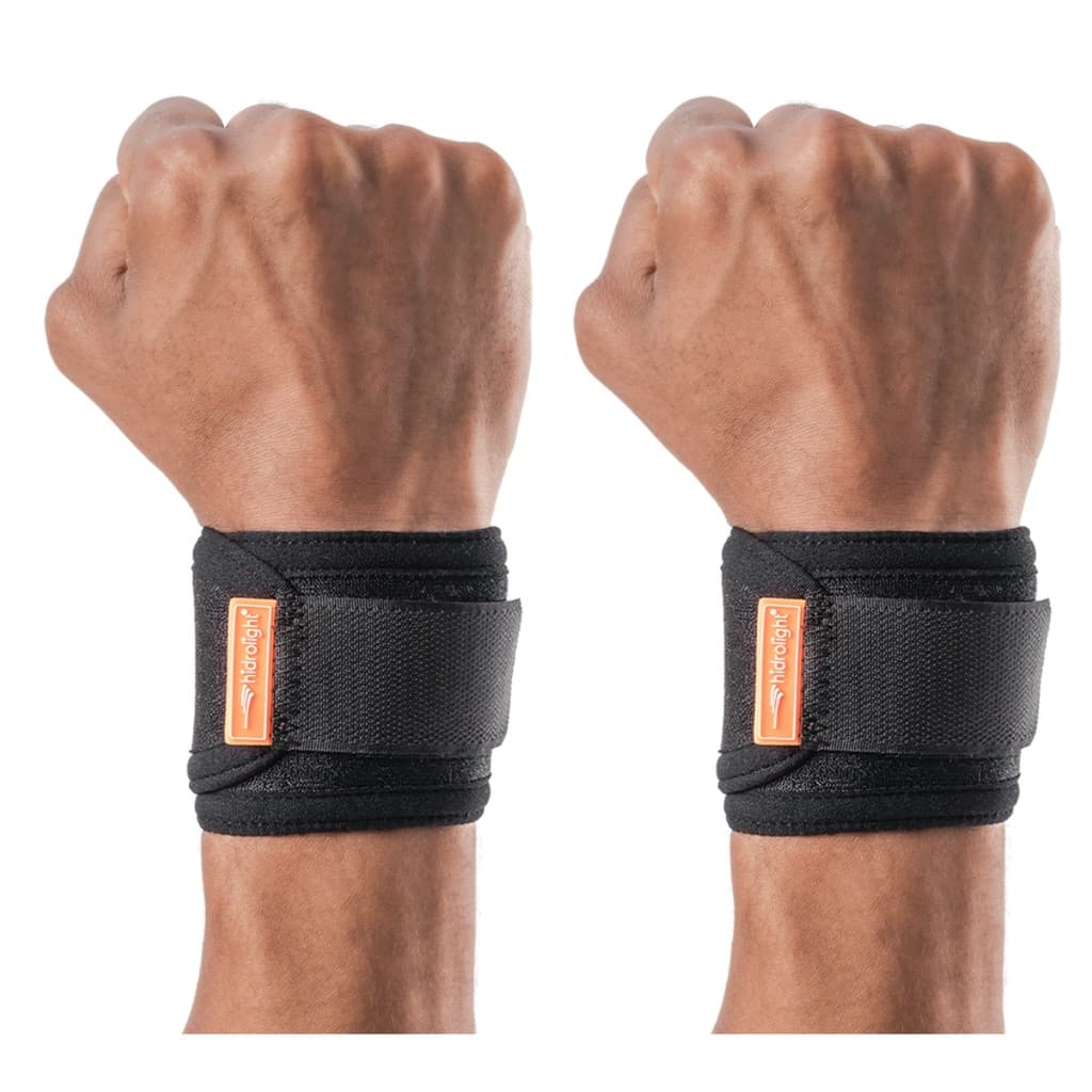 Par De Protetor De Punho Neoprene Hidrolight Lesão Tendinite