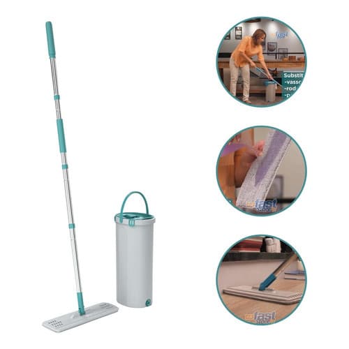 Vassoura Mop Lava E Seca Flash Limp Rodo Mágico Fit Original