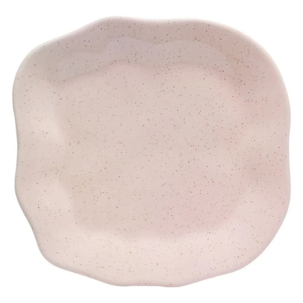 Travessa Rasa Ryo Pink Sand Rosa Claro 28cm Oxford Porcelanas para Servir Alimentos com Charme e Estilo