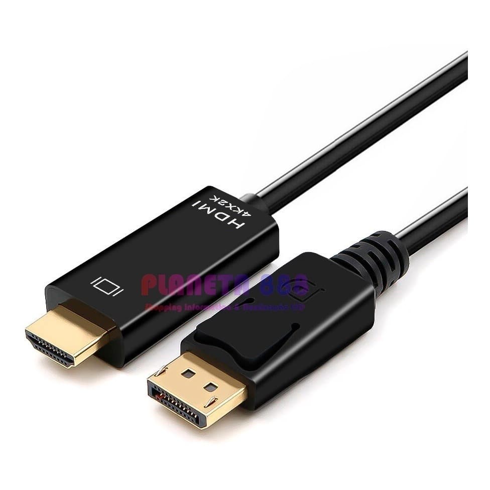 Cabo Displayport X Hdtv Blindado Cabo Dp Hdtv 3 Metros