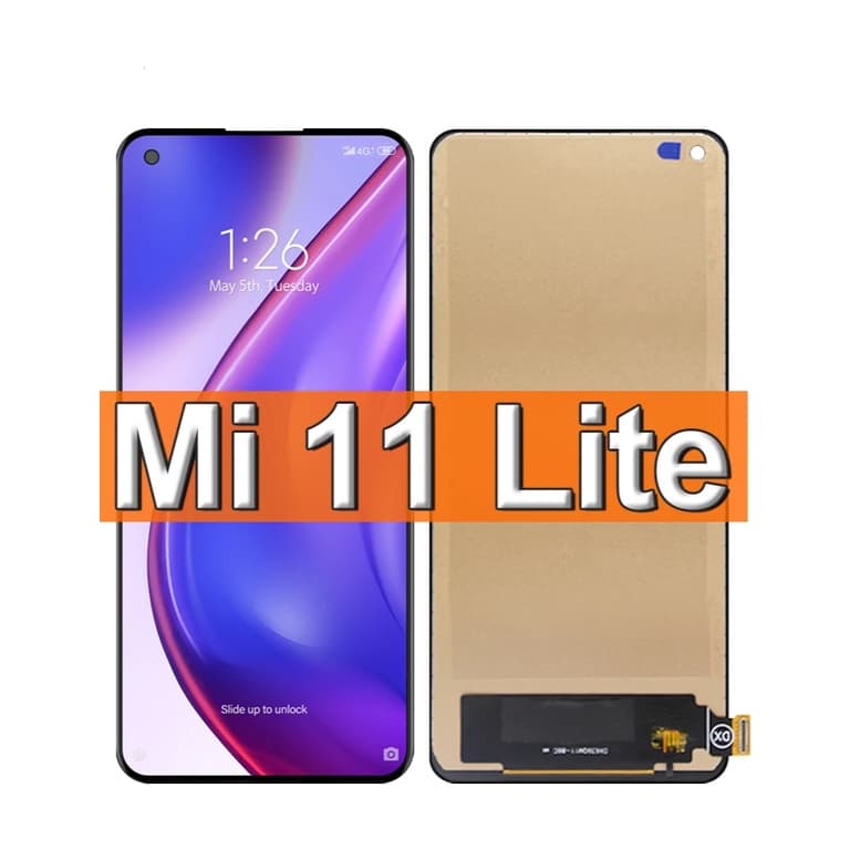 Super Amoled&Incell Display Frontal Tela Para Xiaomi Mi 11 Lite&Mi 11 Lite 5G Lcd Com Aro Compativel M2101K9AG