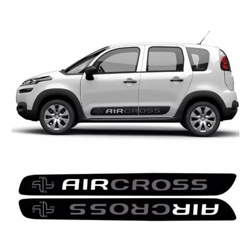 Adesivo Faixa Lateral Citroen Air Cross Preto