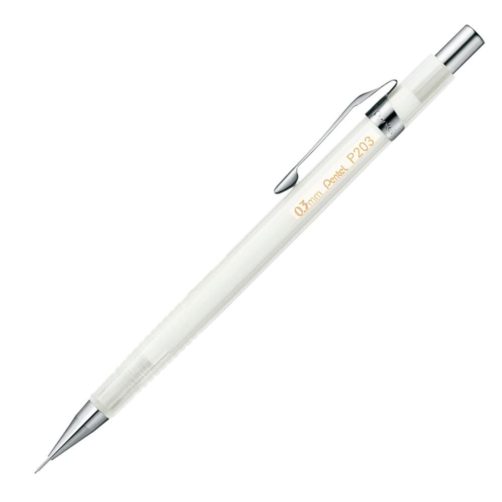 Lapiseira Pentel Sharp Clena P203 0.3mm Branca Para Desenho Técnico Escrita Original