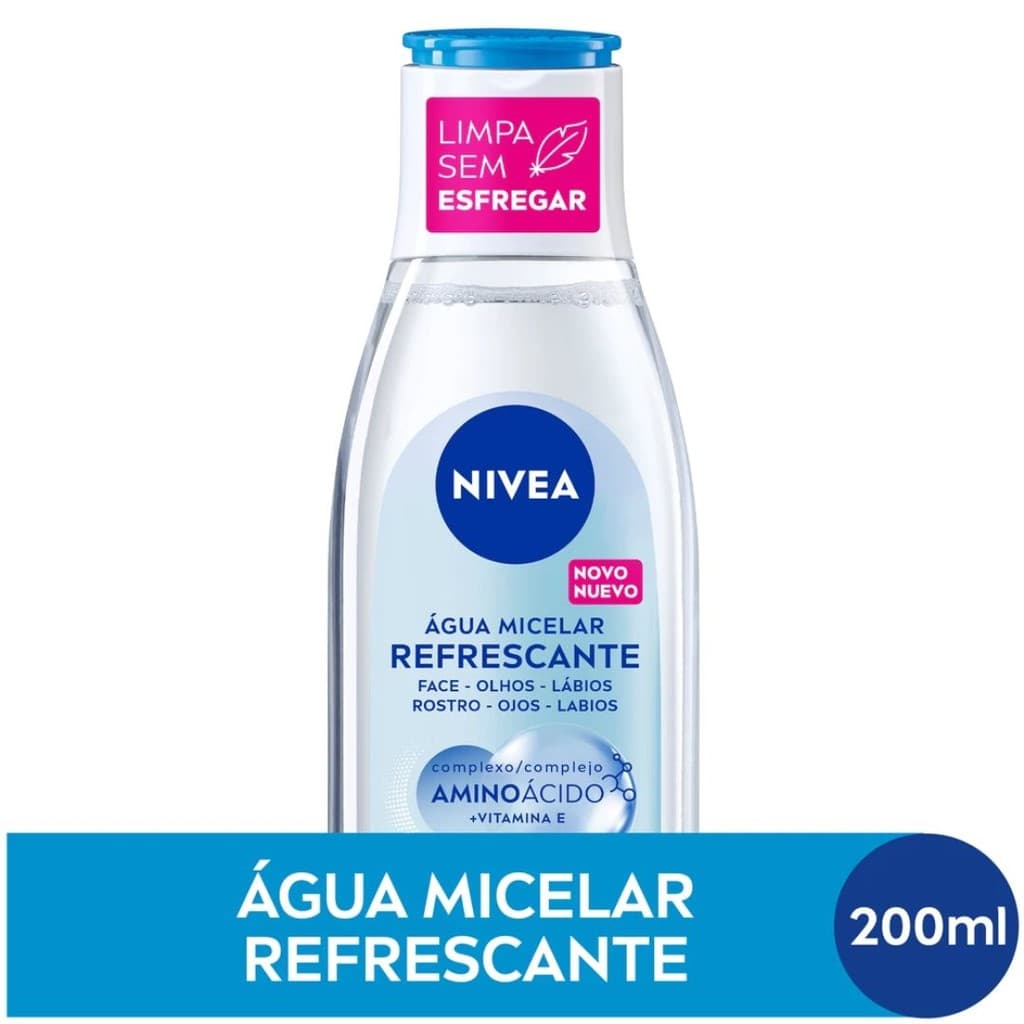 NIVEA Água Micelar Facial MicellAir Solução 7 em 1   Refrescante  200ml